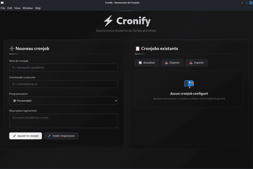 Cronify Program